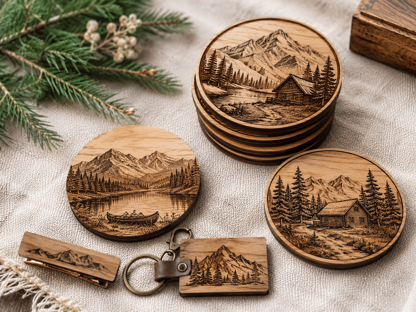 Hoyt's Custom Woodworks engraving example 1