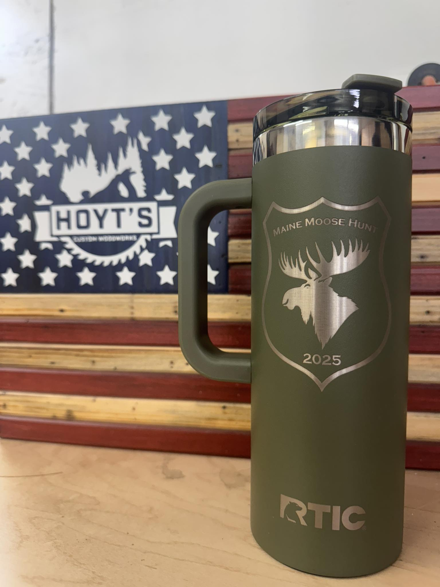 Hoyt's Custom Woodworks engraving example 16