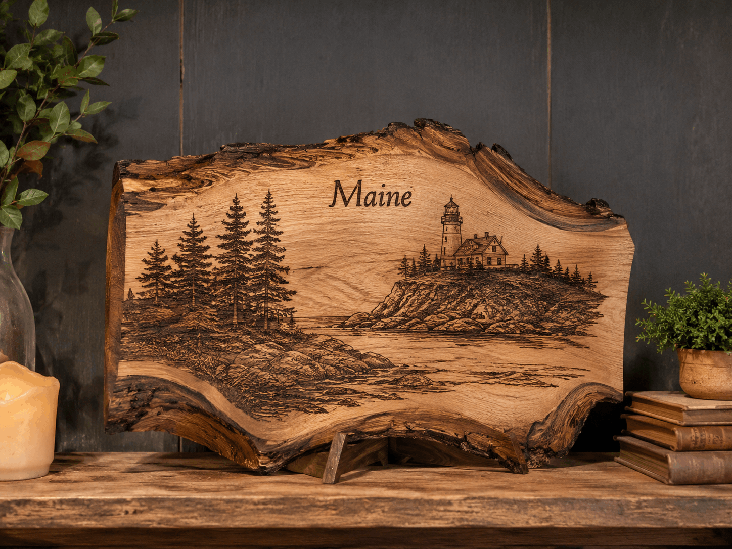 Hoyt's Custom Woodworks engraving example 5